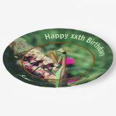 マンテ祈ス自然バースディパーソナライズされたアパーティー ペーパープレート (アングル)