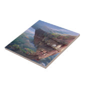 マンディブルマウンテンクリフス抽象芸術デジタルアート タイル (側面)