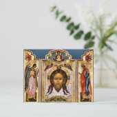 マンディリオン正教会のアイコン ポストカード (スタンド正面)