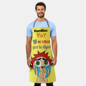 マンディロンか？ エプロン (着用した状態)