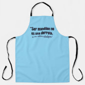 マンディロン引用文 エプロン (正面)