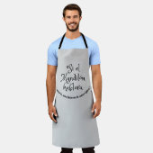 マンディロン引用文 エプロン (着用した状態)