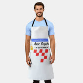 マンディロン引用文 エプロン (着用した状態)