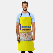 マンディロン引用文 エプロン (着用した状態)