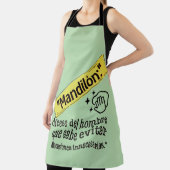 マンディロンDISECE DE HOMBRE QUE SABE EVITAR PROBLMA エプロン (インサイチュ)