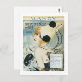 マンディヴィンテージソングブックカバー ポストカード (正面/裏面)