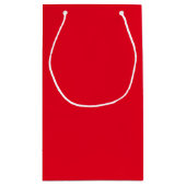 マンディ淡い色の、レッド、パステルレッド、 スモールペーパーバッグ (裏面)