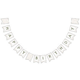 マンディ紙吹雪水色ドットバンティングフラグ バンティングフラッグ