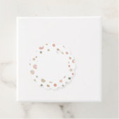 マンディ紙吹雪水色ドットメッセージカード フェイバータグ (インサイチュ)