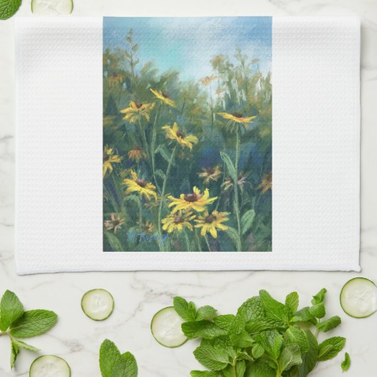 マンディRoeingによって注目されたスーザンの台所タオルを黒くして下さい キッチンタオル (折り畳み)