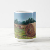 マンディRoeing著円形の干し草ベールマグ コーヒーマグカップ (中央)