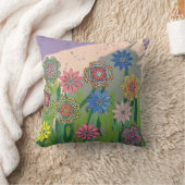 マンデッラガーデン枕 クッション (ブランケット)