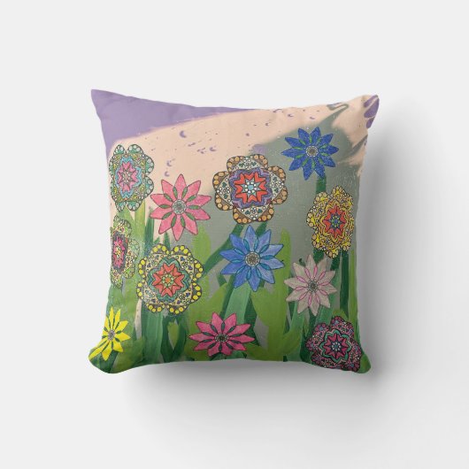 マンデッラガーデン枕 クッション (正面)