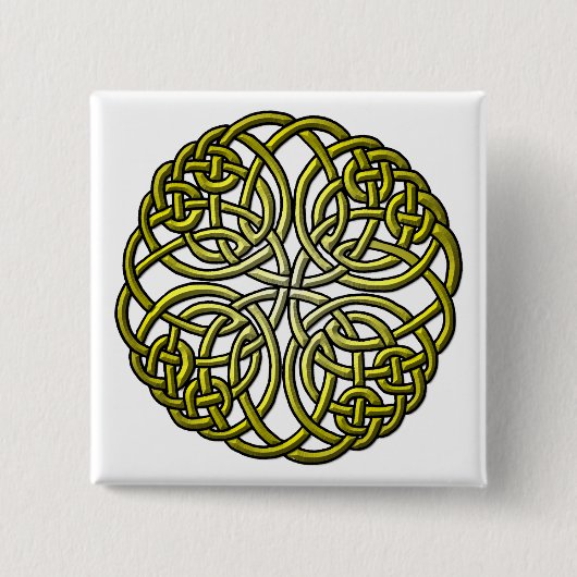 マンデッラグリーン 缶バッジ (正面)