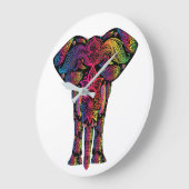 マンデラゾウ ラージ壁時計 (傾斜)