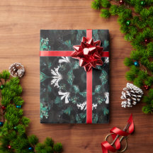 マンデラブルーブラックグリーンフローライラストレーション