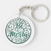 マンデラモダンの周りでクリスマスと結婚する キーホルダー (裏面)