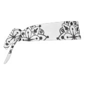 マンデラ白黒ヨガワークアウトランニングズヘッドバンド タイヘッドバンド (回転270)