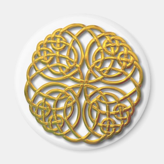 マンデラ金ゴールド マグネット (正面)