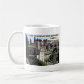 マンデラ、イタリアのイタリアンな城 コーヒーマグカップ (左)