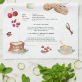 マンデルブレッドマンデルブローレシピヘイルームティータオル キッチンタオル (折り畳み)