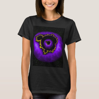 マンデルブロの中の紫のマンデルブロ Tシャツ