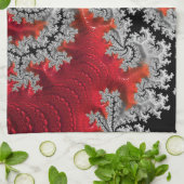 マンデルブロッツ茶美しい キッチンタオル (折り畳み)