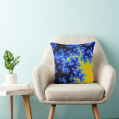 マンデルブロットのフラクタル氷結晶パターン クッション (椅子)