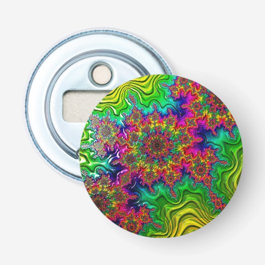 マンデルブロットカラー爆発ボトルオープナー 栓抜き (正面)