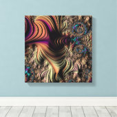 マンデルブロットフラクタル キャンバスプリント (インサイチュ (ウッドフロア))