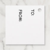 マンデルブロツギフト美しいラベル フェイバータグ (裏面)