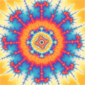 マンデルブロートの花の爆発 シール (正面)