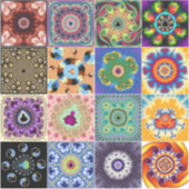 マンデルブロート・フラクタル シール (正面)