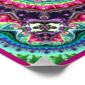 マンデルブローフラクタルデザイン ポスター (角)