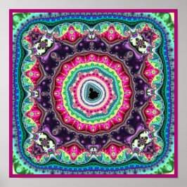 マンデルブローフラクタルデザイン ポスター