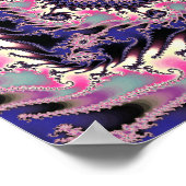 マンデルブロー正方形フラクタル ポスター (角)