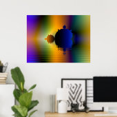 マンデルブロー航海フラクタルポスター ポスター (ホームオフィス)