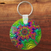 マンデルブロー色分解キーリング キーホルダー (正面)