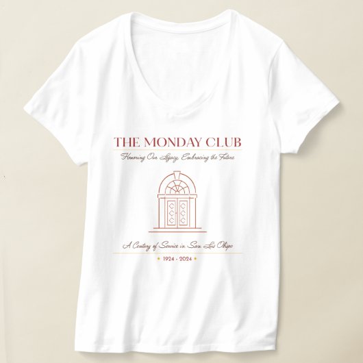 マンデークラブ創立100周年記念Tシャツ Tシャツ (レイダウン)