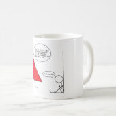 マントの男 コーヒーマグカップ (正面右)