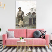 マントゥの階級の狂人、プレート7巻 キャンバスプリント (インサイチュ (リビング))