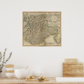 マントゥア，ベニス，チロル ポスター (キッチン)