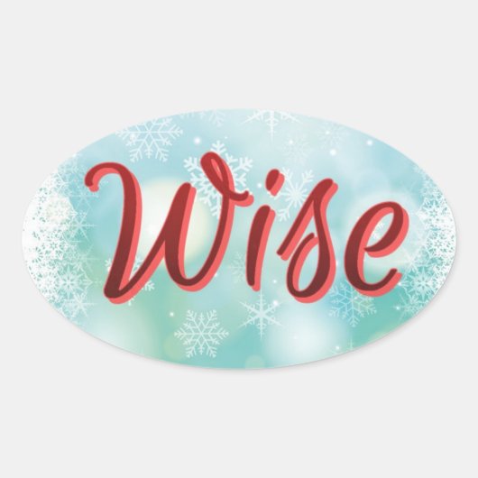 マントラステッカー「幸せな健康と裕福」 楕円形シール (正面)