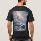 マントラ静か瞑想Tシャツ Tシャツ (裏面)