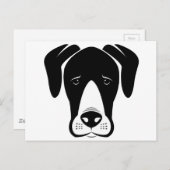 マントルグレートダネス ポストカード (正面/裏面)