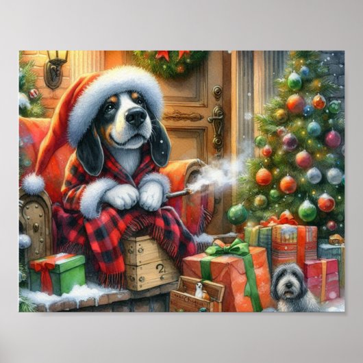 マントルピースの上のマーサは彼女のために贈り物を,彼 ポスター (正面)