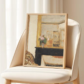 マントルピースの花のエドワールヴイラード花瓶 ポスター