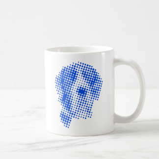 マントル・ドッグの抽象画 コーヒーマグカップ