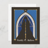 マント、杖、石を死に際に許す ポストカード (正面/裏面)