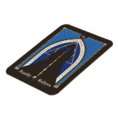 マント、杖、石を死に際に許す マグネット (左側)